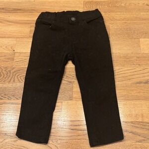 Garanimals Black Corduroy Pants Elastic Waist Adjustable Buttons Kids 2T